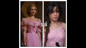 Lily James VS Camila Cabello Disney S Cinderella 2015 VS Amazon Prime Video S Cinderella 2021 