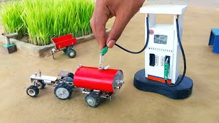 Diy Tractor Mini Petrol Pump Science Project