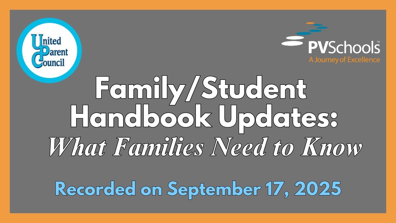 Family/Student Handbook: What Families Need to Know