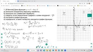 СОР подготовка алгебра 3 четверть 8 класс 