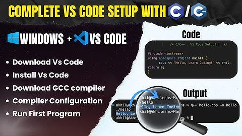 How to Setup C/C++ in Visual Studio Code | VS Code Installation for C/C++