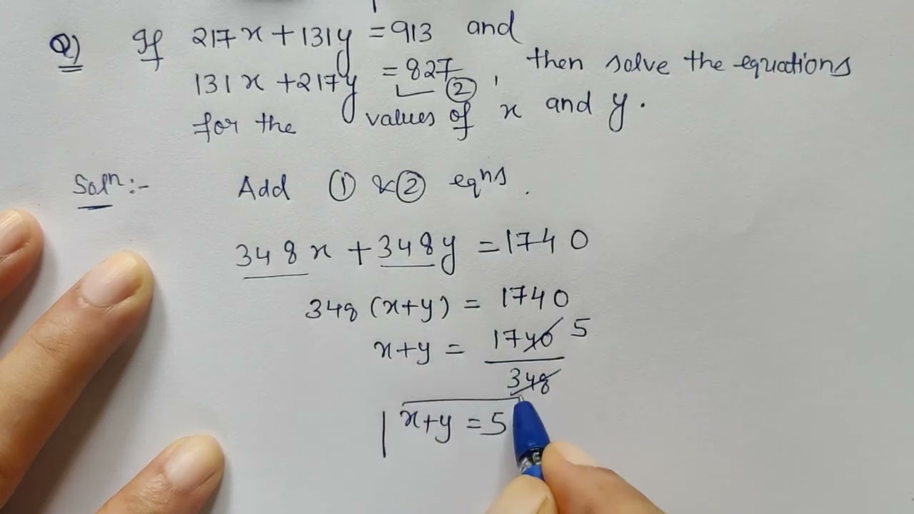 その他 (=^x^=) If 217x+131y=913(‪@ComfortUrMaths_PritiSingh‬ ) - YouTube