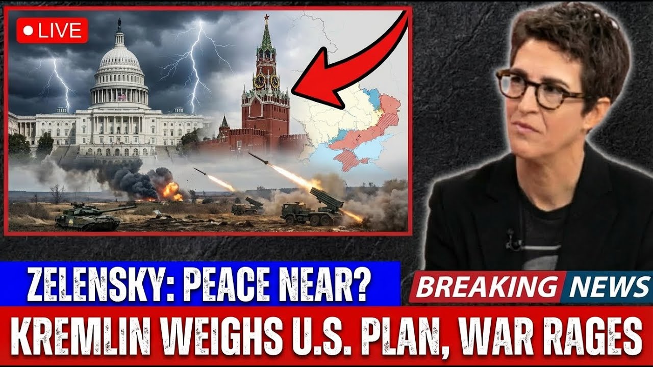 Zelensky Says Peace Plan Near — Kremlin WEIGHS U.S. Proposals as Fighting Continues