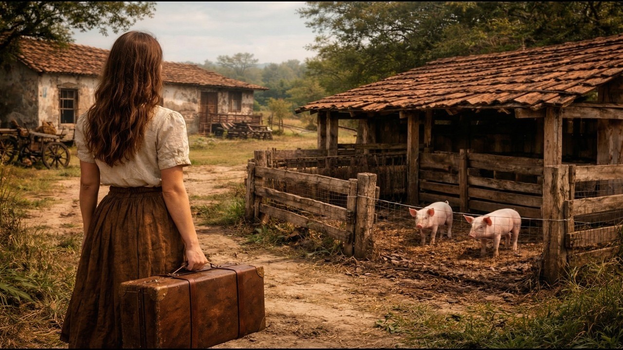Брошенная отцом, молодая девушка КУПИЛА старую ферму со свиньями… и ОДНА боролась, чтобы ЗАНОВО