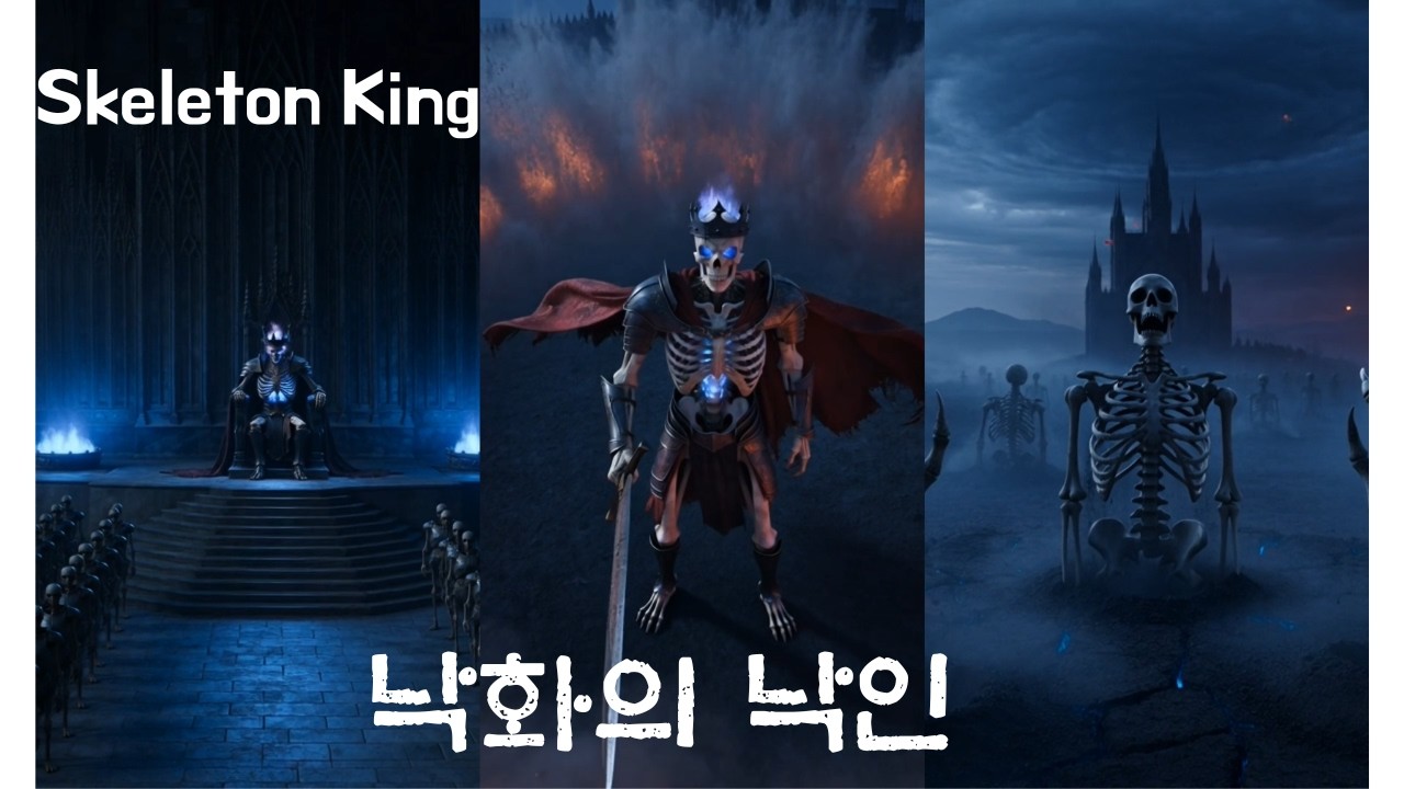 낙화의 낙인 👑 Skeleton King Awakens | Epic Dark Fantasy War Cinematic