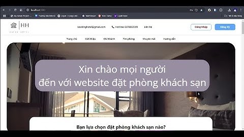 Đồ Án Tốt Nghiệp 2024 - Nghiên cứu công nghệ React Js & Django, xây dựng website đặt phòng khách sạn
