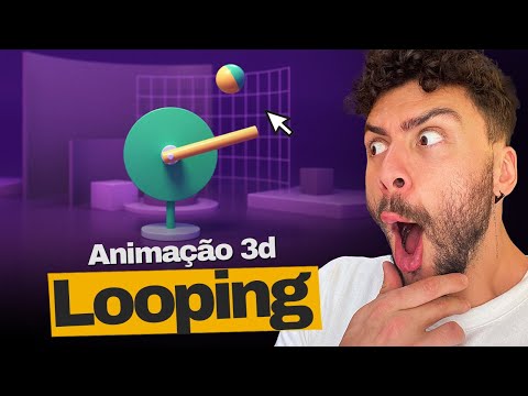 ANIMAÇÃO FÁCIL em Looping no Cinema 4D