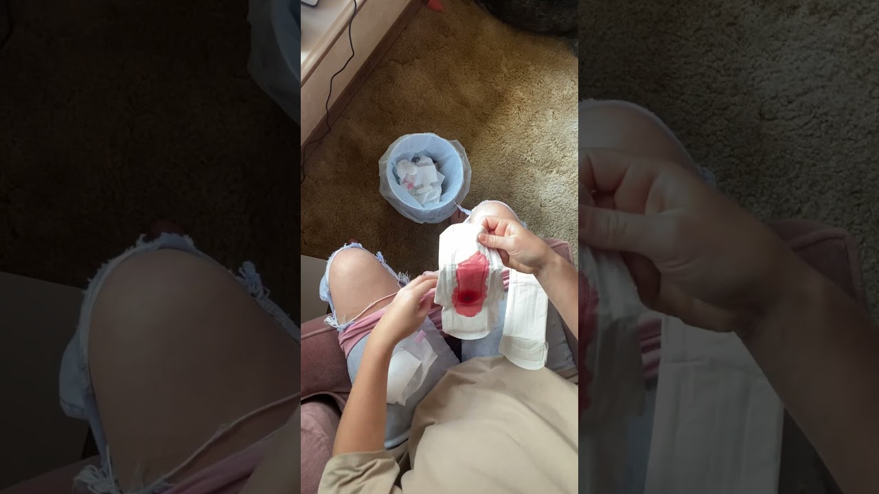 How to use a pad for your first period