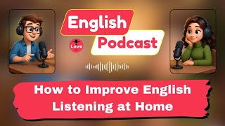 How to Improve English Listening at Home: A 3-Step Method for Beginners! | English Podcast #english
