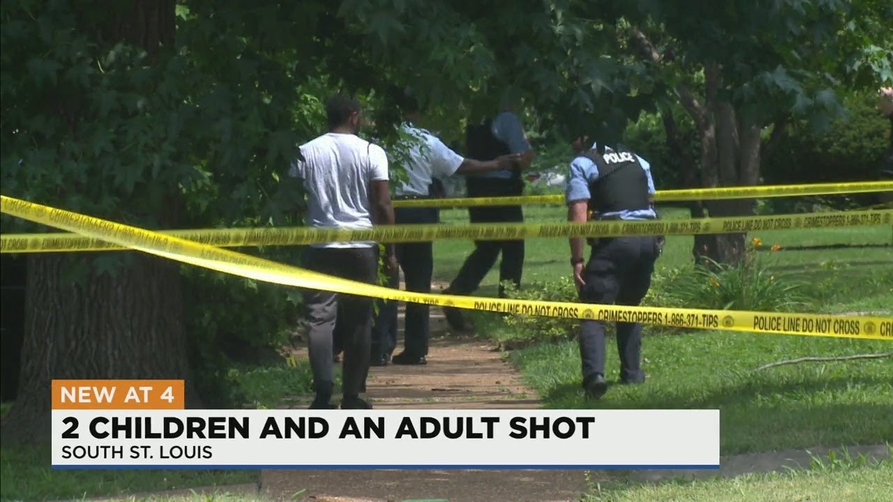 2 children, man injured in south St. Louis shooting - YouTube
