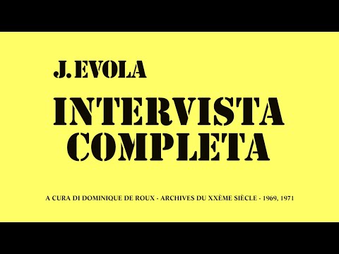 Video: Evola Julius: Biografia, Carriera, Vita Personale