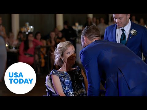 Mother with ALS gets the chance to dance with her son at his wedding | USA TODAY