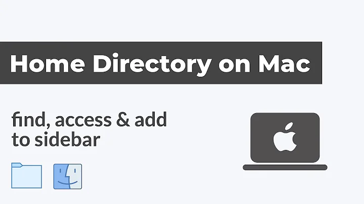 How to Find Home Directory & Add to Finder Sidebar on Mac OS, Macbook
