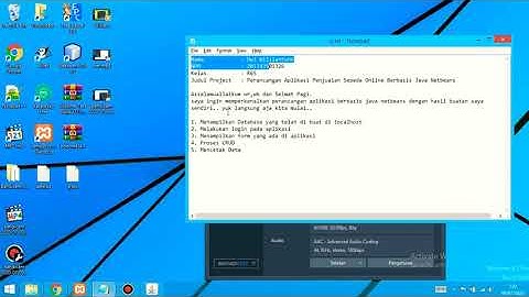 [DEMO] Perancangan Aplikasi Penjualan Sepeda Online Berbasis Java Netbeans