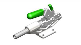 Celebrity Carr Lane Push Pull Toggle Clamp, CL-300-LPC motion CAD animation Wealth