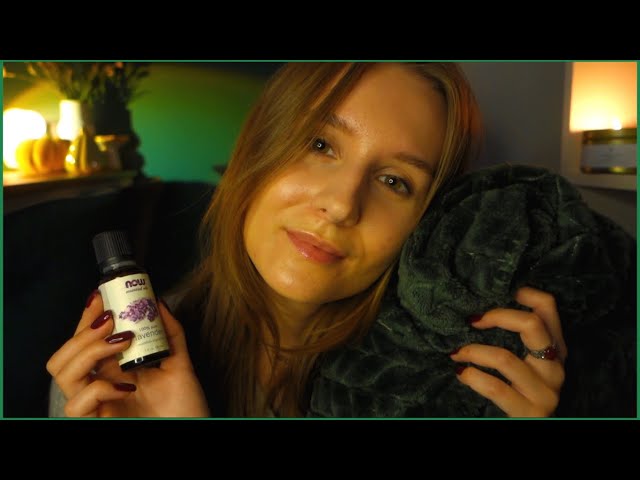 asmr po polsku 🌙 pomagam ci ZASNĄĆ 😴 *cozy autumn night* 🐿 (czesanie, pędzelek, dźwięki deszczu)