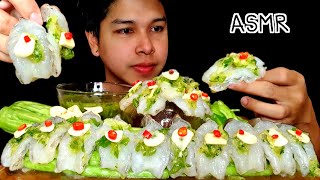 ASMR - Shrimp in Fish Sauce กินกุ้งแช่น้ำปลากับน้ำจิ้มซีฟู้ดแซ่บๆ  (EATING SOUNDS )  | Z.Skin ASMR