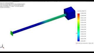 Unidimensional Stress Wave Propagation - Solidworks