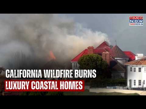 CALIFORNIA WILDFIRE: Flames Engulf Luxury Homes In San Clemente, Trigger Mass Evacuations | WATCH