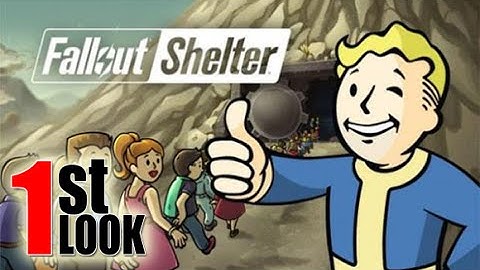 Fallout Shelter - E3 2015 Release -1st Look iOS Gameplay