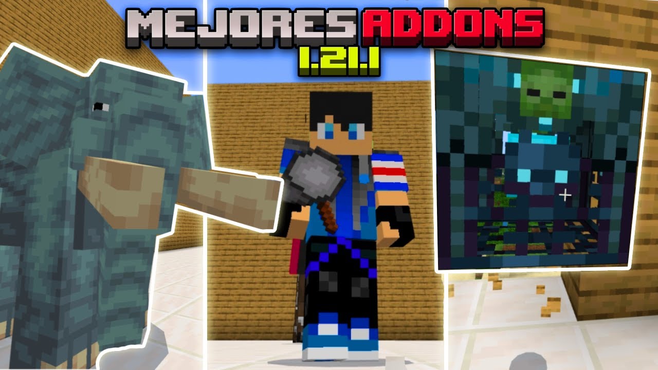 Addons para Minecraft Bedrock/Pe || QUE VAN A Mejorar tus Survivals de ...