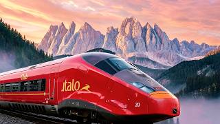 Riding First Class Trains to See Europe's Most Beautiful Sunset 🇮🇹 Milan to Dolomites screenshot 5