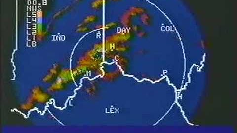 Cincinnati NWS Radar June 2, 1990 1059 PM