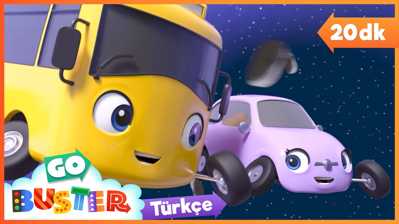 Buster'ın Uzay Yarışı 🚀 Go Buster Türkçe - Çocuk Çizgi Filmleri