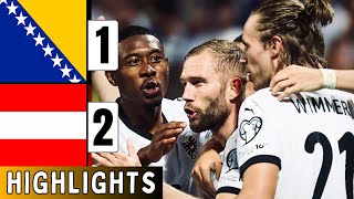 Bosnia and Herzegovina vs Austria 1-2 Highlights | Konrad Laimer Goal | World Cup 2026 Qualifiers 
