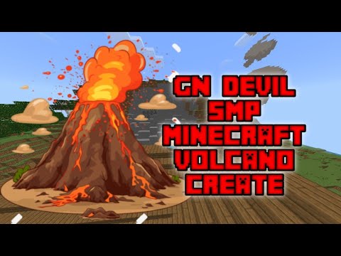 How To Create Mini Volcanoes In Minecraft - YouTube