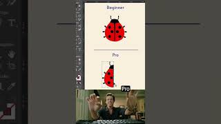 Beginner Vs Pro tutorial  #artist #art #designer #graphicdesign #photoshop #tips