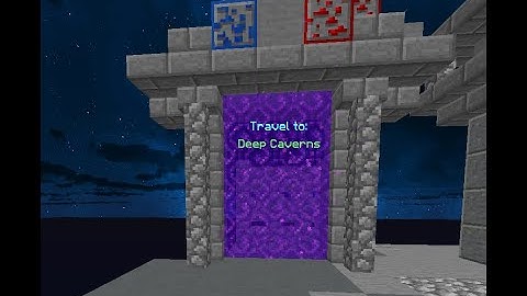 How to get a Deep Caverns portal on your island! (Hypixel Skyblock 2022)