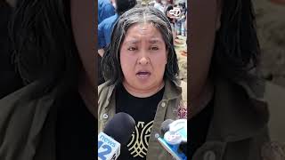 Protesters clash with ICE agents amid hunger strike at Delaney Hall