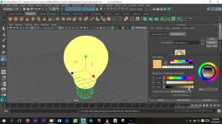 how to create electric bulb with MAYA 05