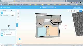 Join wall to roof by adding triangle shaped wall
