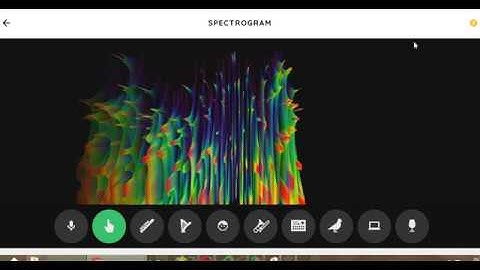 Spectrogram -Chrome Music Lab-Video: 10