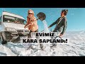 Kış Kampı Artık Çok Zor! Her Yerde Kara Saplandık | Karavanda Yılbaşı Kutlaması