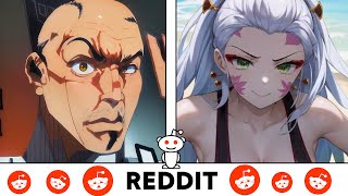 Daki Vs Reddit (The Rock Reaction Meme) Demon Slayer