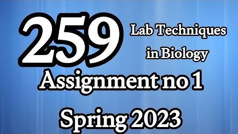 AIOU Code 259 Solved Assignment No.1 Spring 2023 #aiou #aiousolveassignments