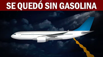 ¿Qué ocurre si un avión se queda sin gasolina mientras vuela?