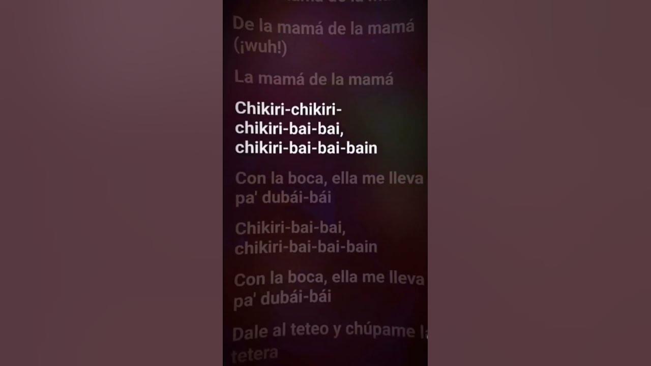 La mama de la mama #lyrics #spotify #shorts