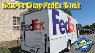 How do you get those massive FedEx logos on a truck?  Like this!  #vinylwrap #asmr #stickers #fedex by Wrap Shop Garage 1,023 views 7 months ago 15 minutes