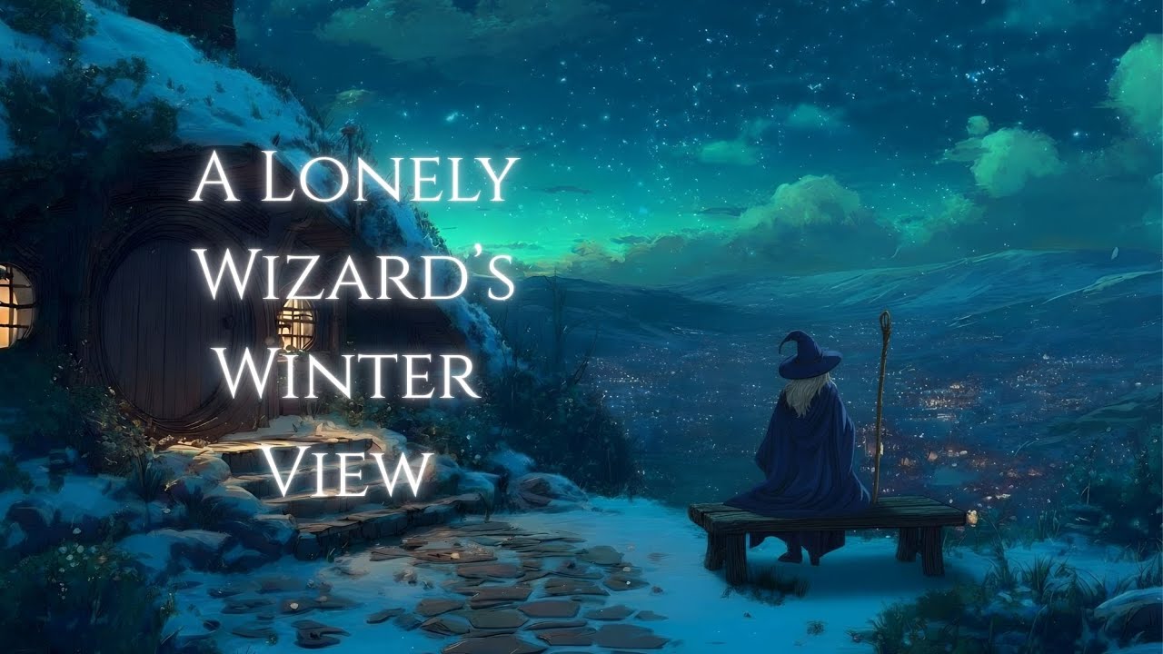 Medieval Fantasy Music for Calm & Study |  A Lonely Wizard’s Winter View