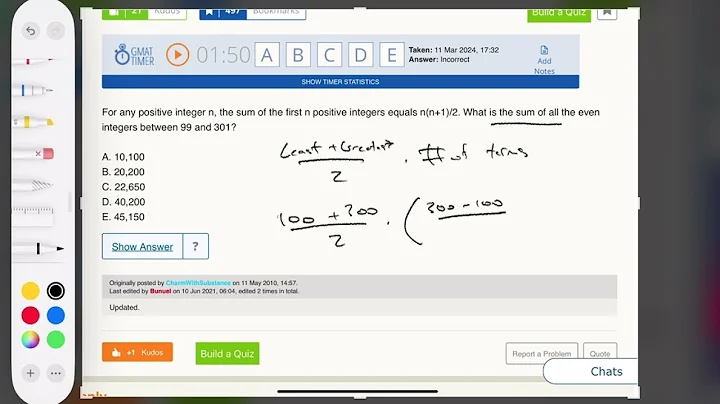 100776- For any positive integer n, the sum of the first n positive integers equals ​n times n(n+1)