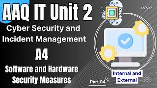 BTEC IT AAQ | Unit 2 Cyber Security | A4 SECURITY MEASURES - Video Overview - P04