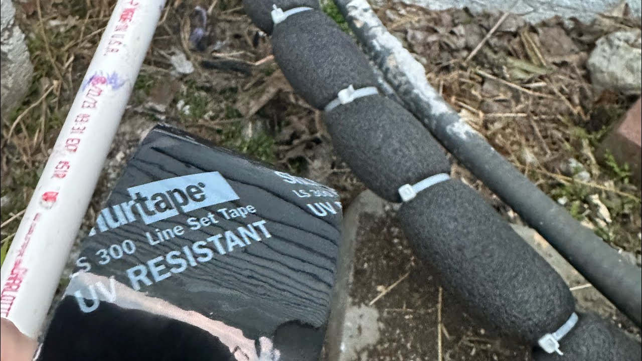Insulating the Suction line of Heat Pump - YouTube