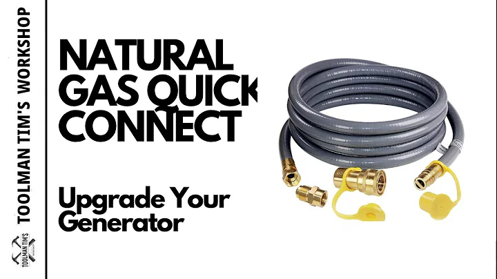 Streamline Your Natural Gas Generator Setup with Quick Connect Hook Up
