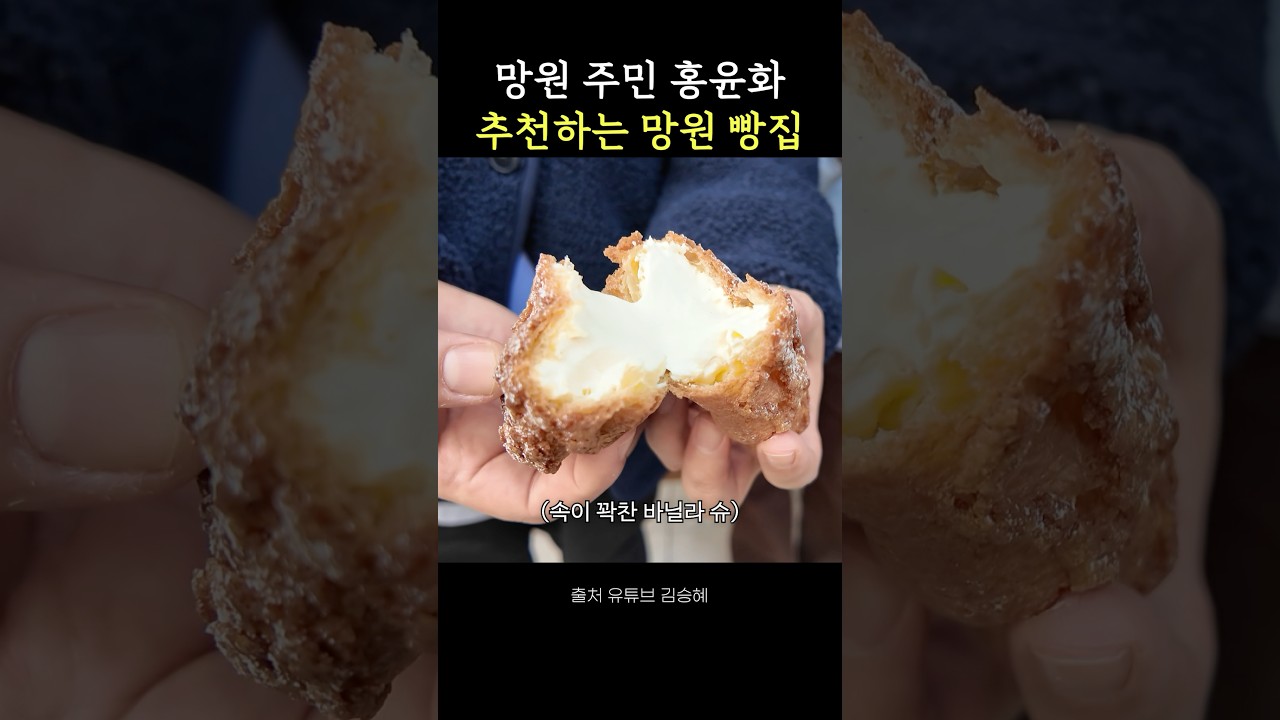 망원 주민 홍윤화가 추천하는 망원 빵집 
