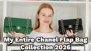 My Entire Chanel Flap Bag Collection 2026 😍 || Leather, Tweed