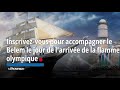 Inscrivezvous pour accompagner le belem le jour de larrive de la flamme olympique